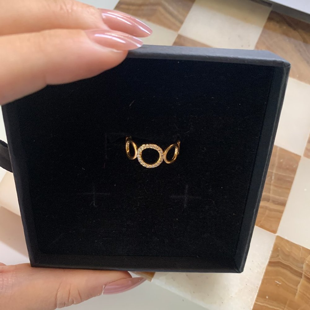 18K Plated Gold Ring